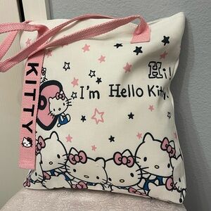 Hello Kitty Pink and White Starry Tote